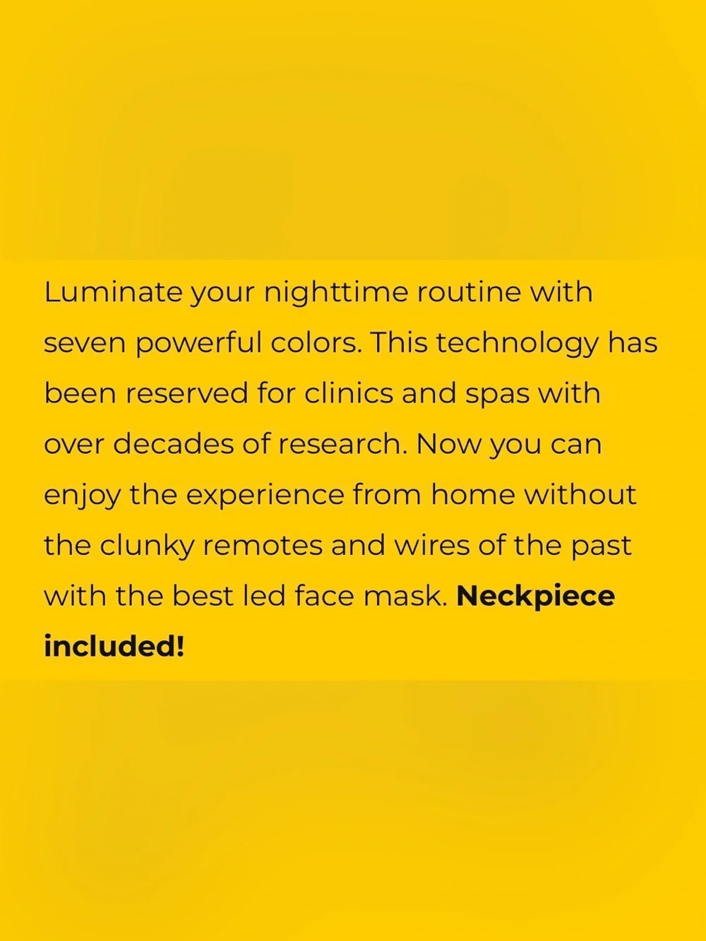 LED Light Therapy Face Mask - White by